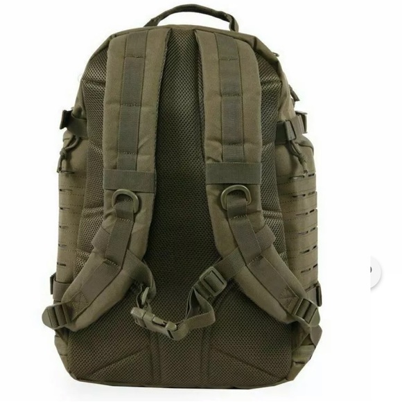 Highland Tactical Backpack MOLLE Olive Green NEW - Picture 4 of 8